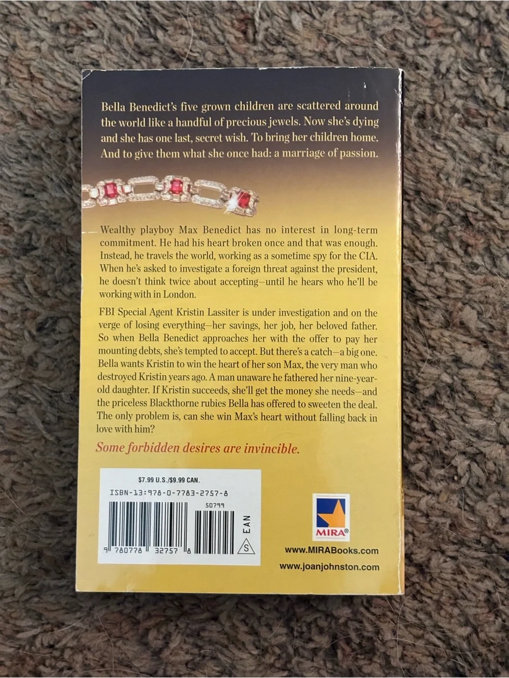 Three Paperback Novels - Danielle Steel & Joan Johnston. GUC.